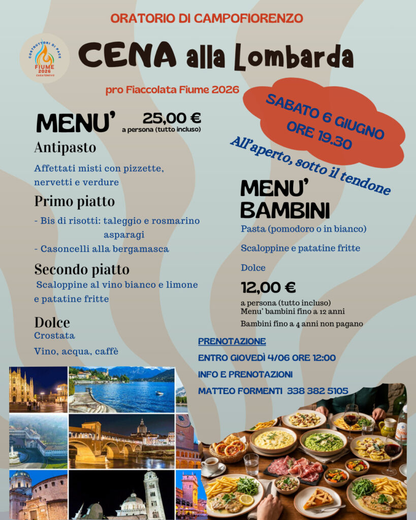 FIACCOLATA COMUNITARIA 2026