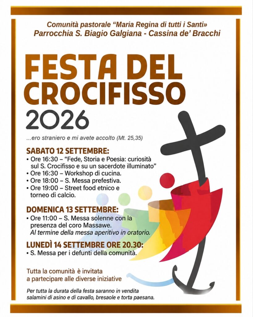 FESTA DEL CROCEFISSO DI GALGIANA