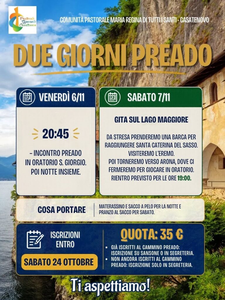 DUE GIORNI PREADO